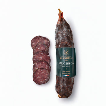 Saucisson Pur Boeuf Fumé au Bois de Hêtre 270g