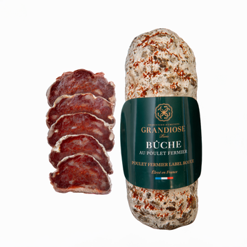Bûche au Poulet Fermier Label Rouge aux Piment d'Espelette 180g
